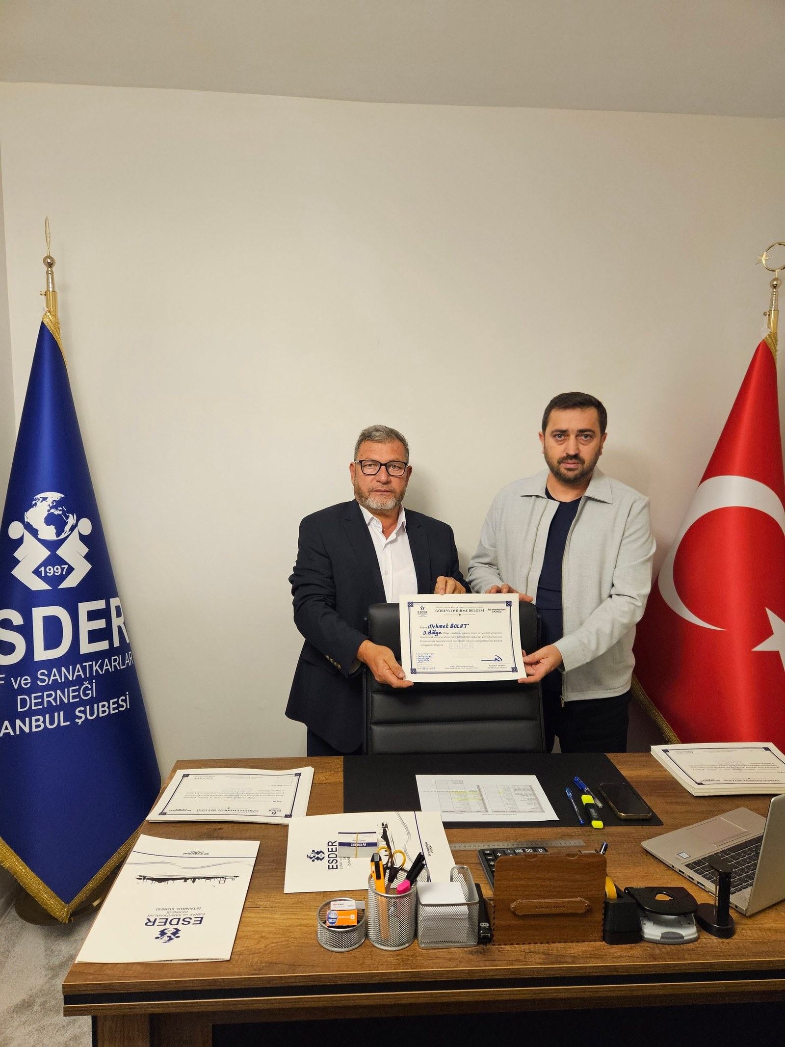 ESDER İstanbul'da 3. Bölge Başkanlığı Görevi Devredildi